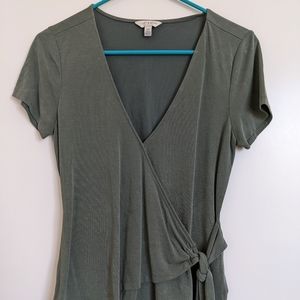 Lucky Brand faux-wrap blouse